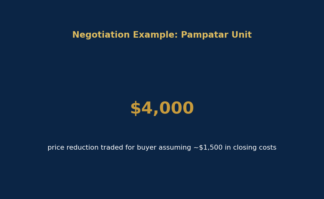 Negotiation example result