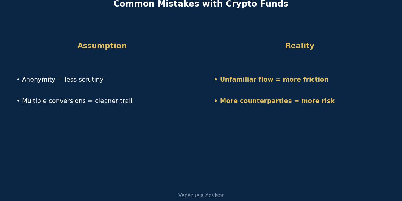 Common mistakes with crypto funds
