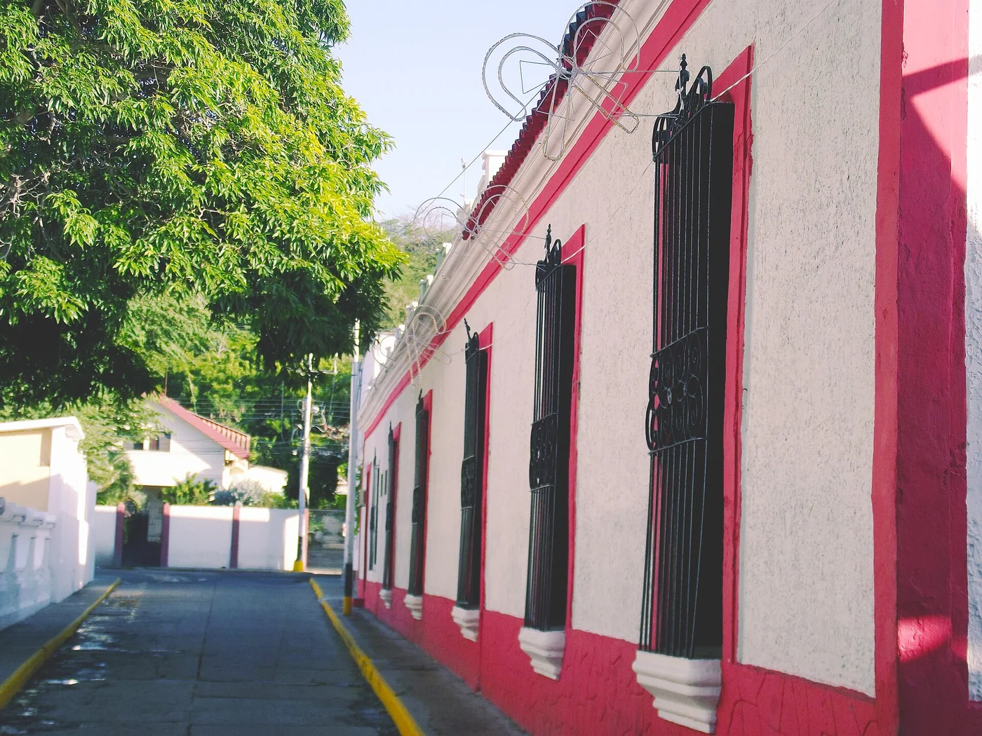 Historic street in Cumaná, Venezuela