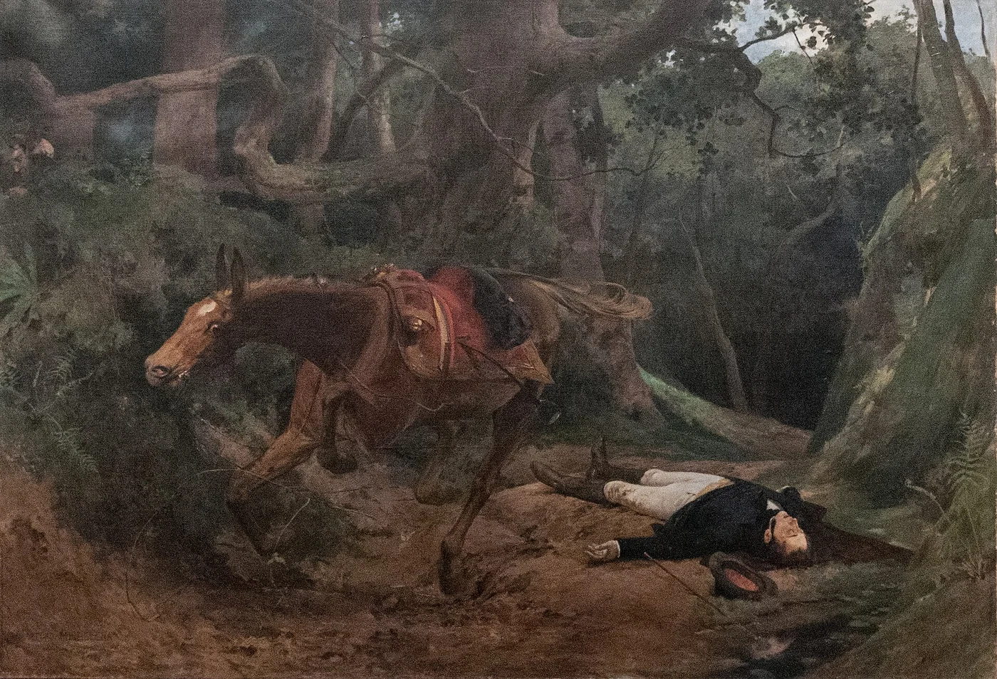 Arturo Michelena’s painting of Sucre’s death at Berruecos