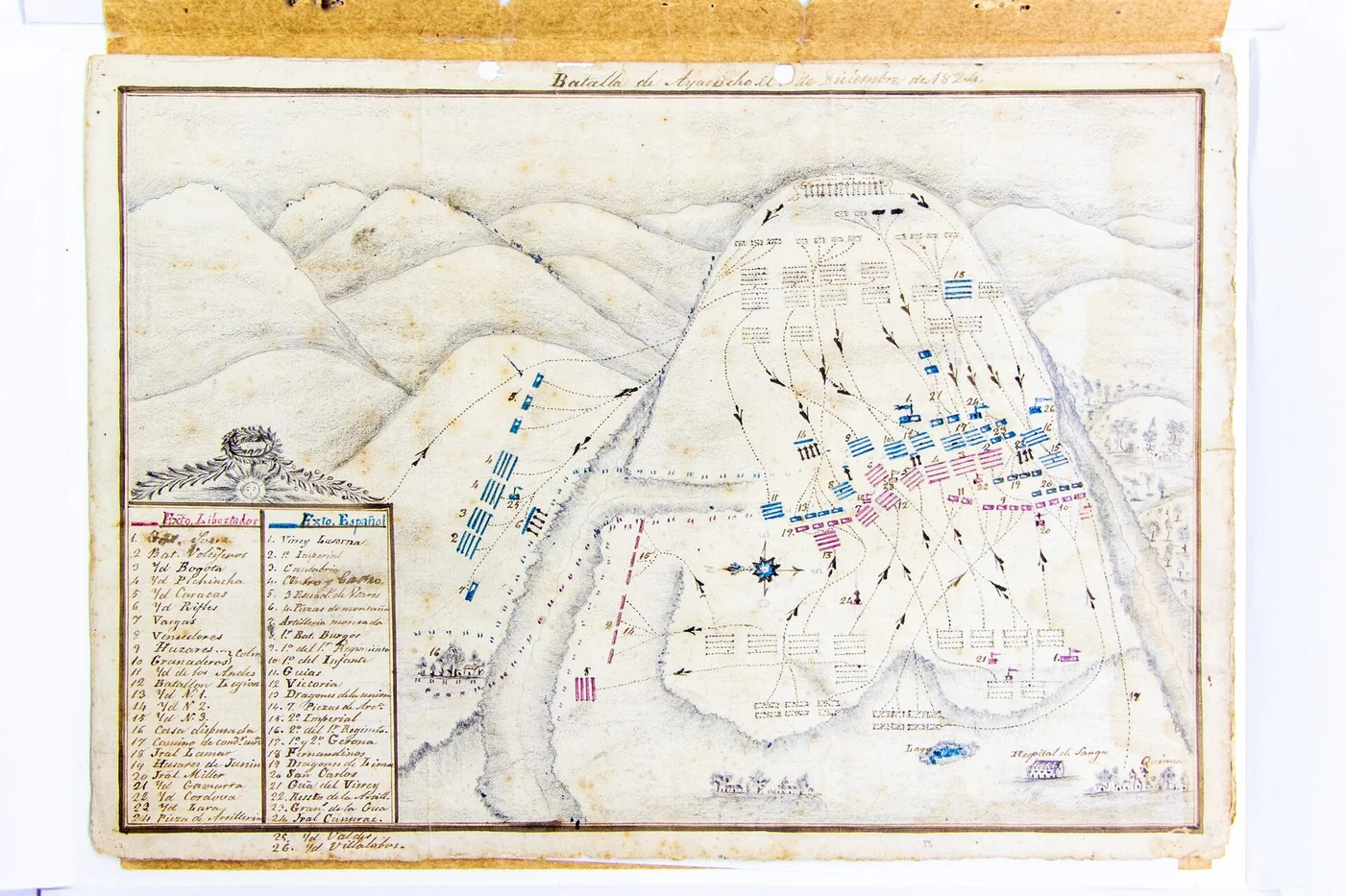 Historical official report of the victory at Ayacucho