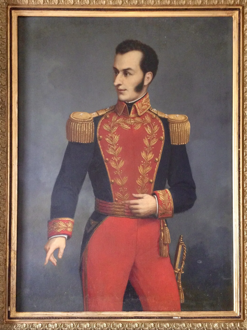 Anonymous nineteenth-century portrait of Antonio José de Sucre in Quito’s Casa de Sucre