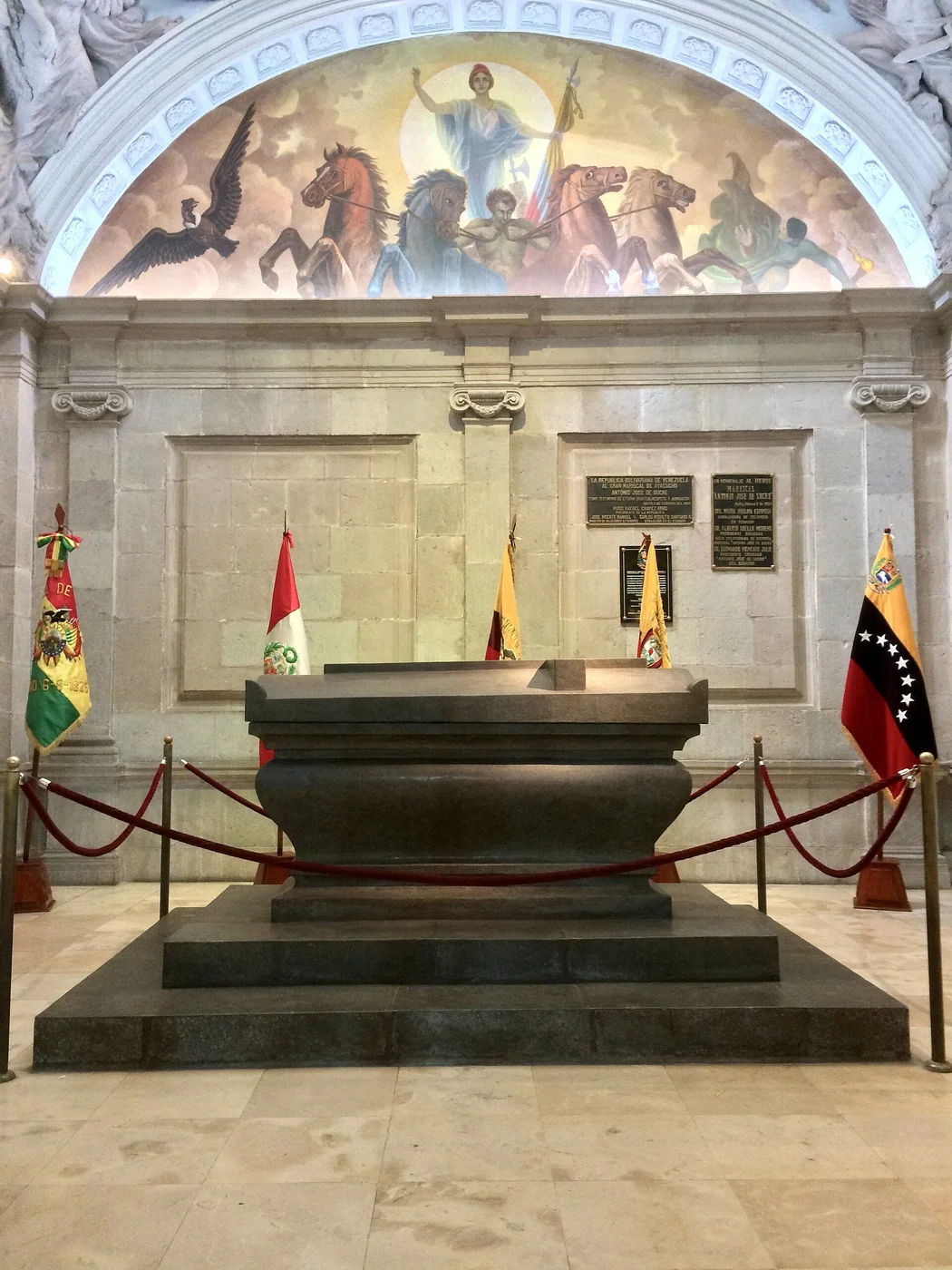 Tomb of Antonio José de Sucre in Quito Metropolitan Cathedral