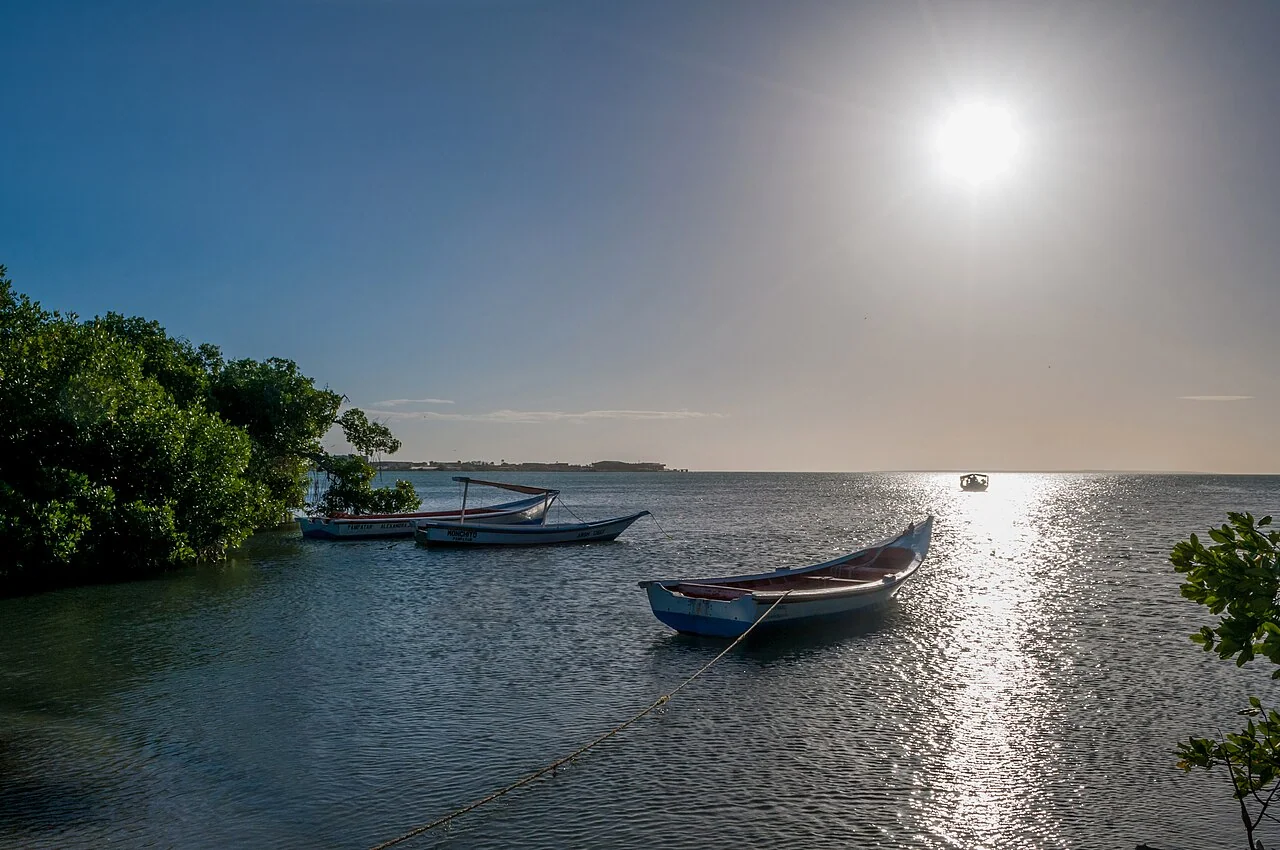 El Guamache Bay on Margarita Island, a Venezuelan Caribbean setting beyond the Caracas day-trip coast.
