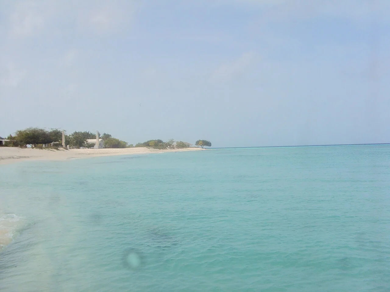 A low-lying cay in Los Roques, Venezuela.