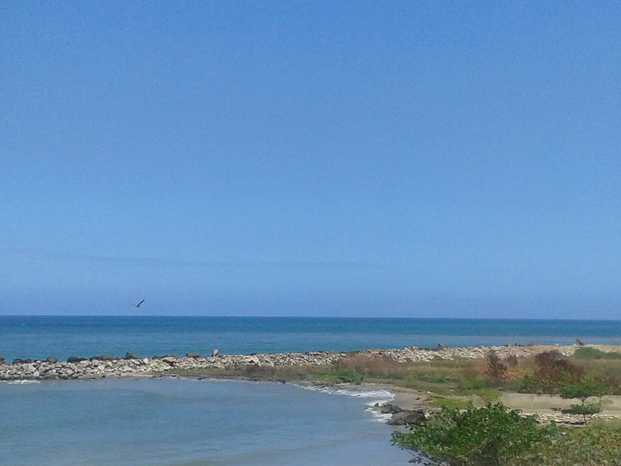 A beach view in La Guaira on Venezuela’s central coast.