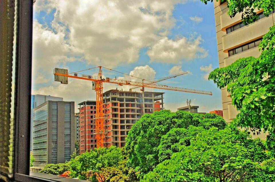 Español: Construcciones en Caracas