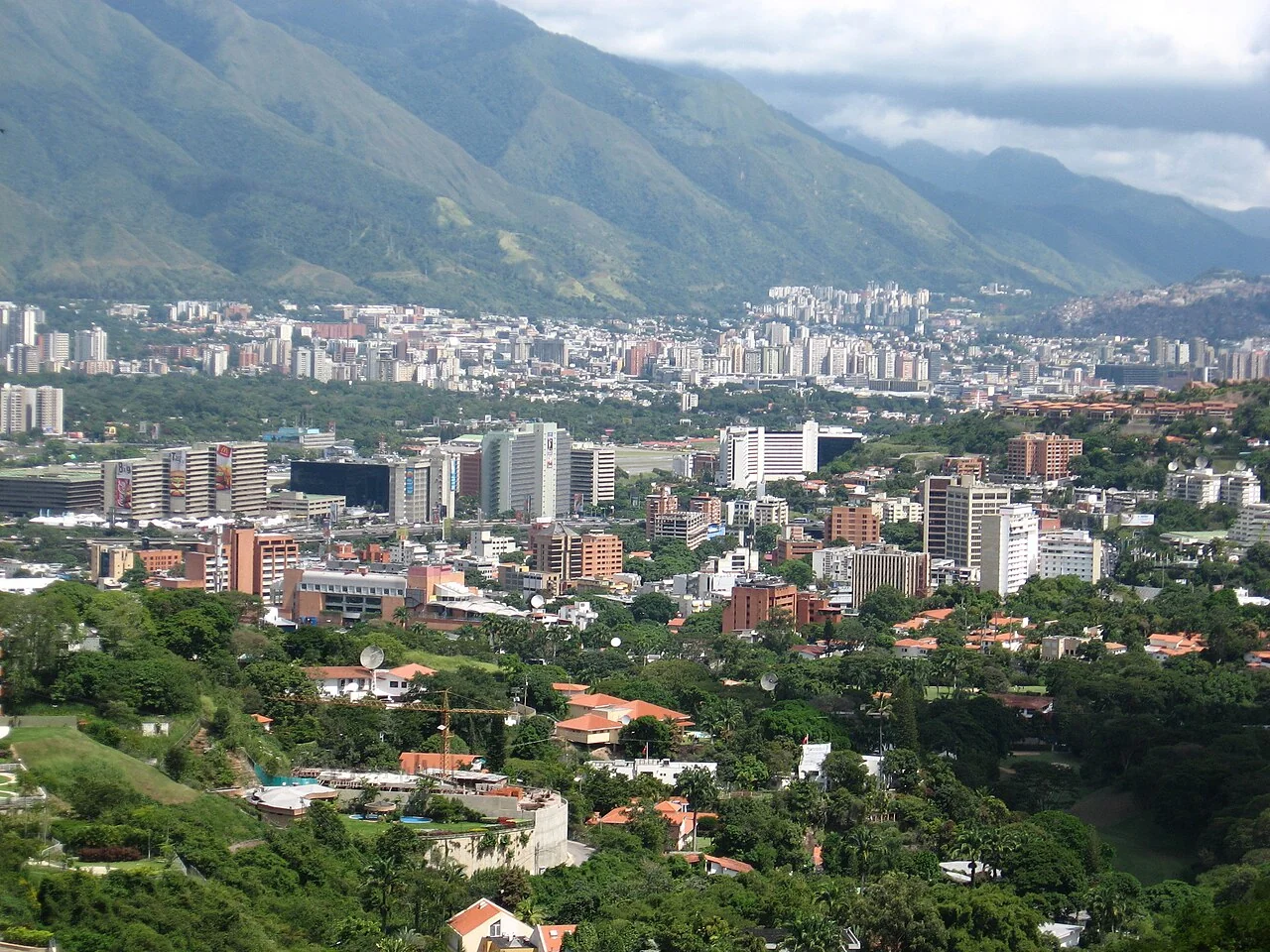 Caracas viewed from Valle Arriba