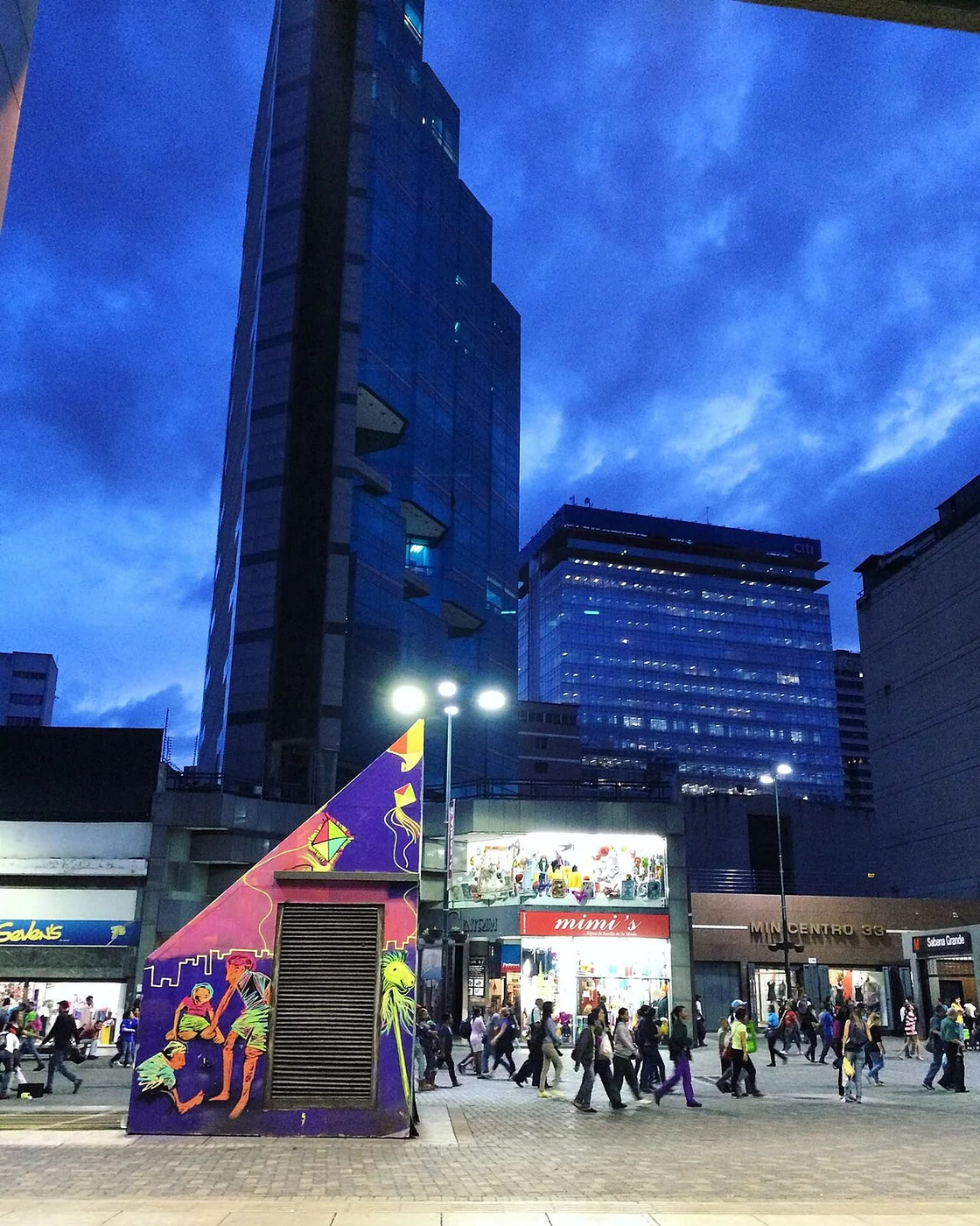 Sabana Grande in the evening