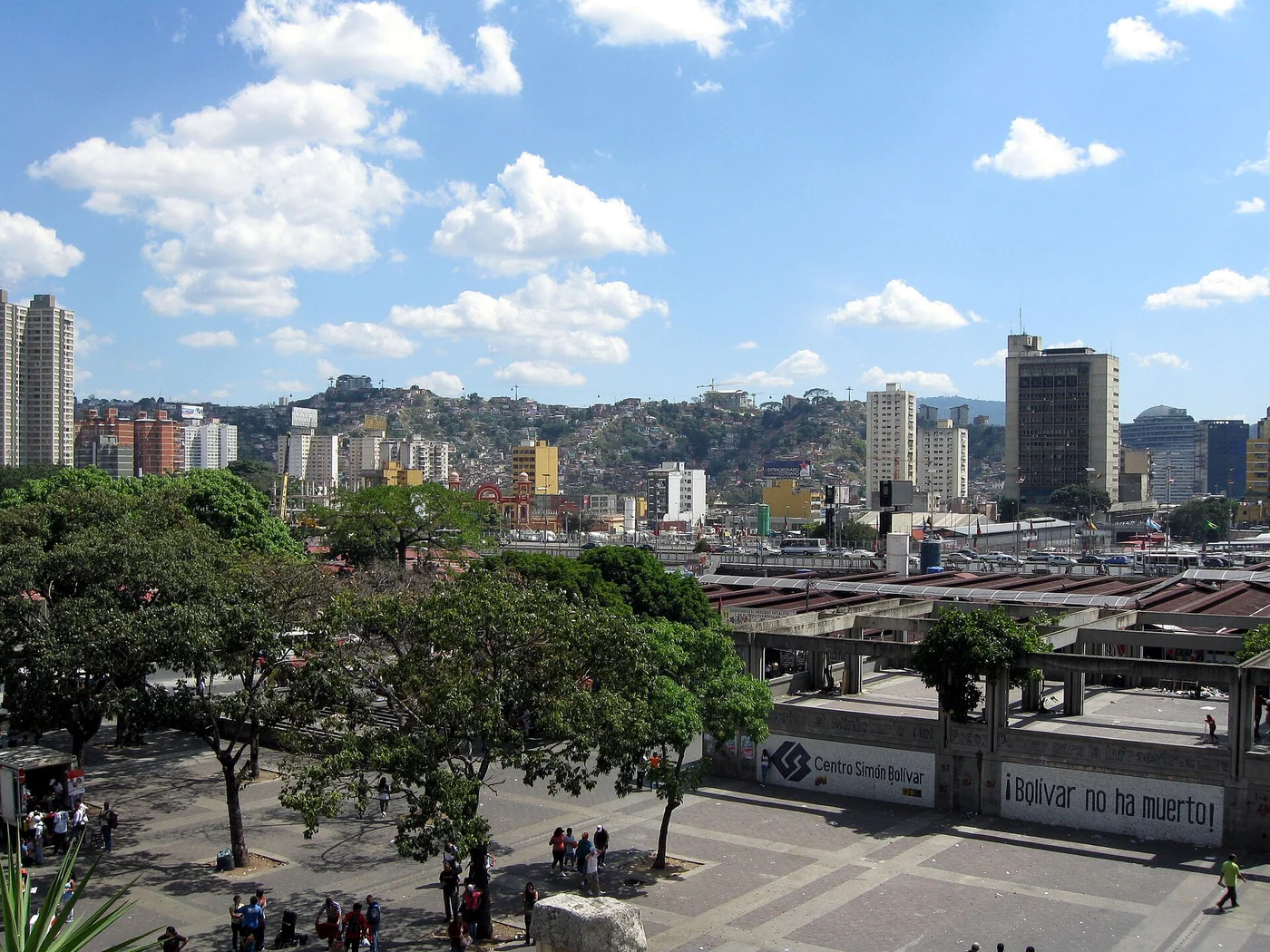 View of the Market at La Hoyada, Caracas, Venezuela.