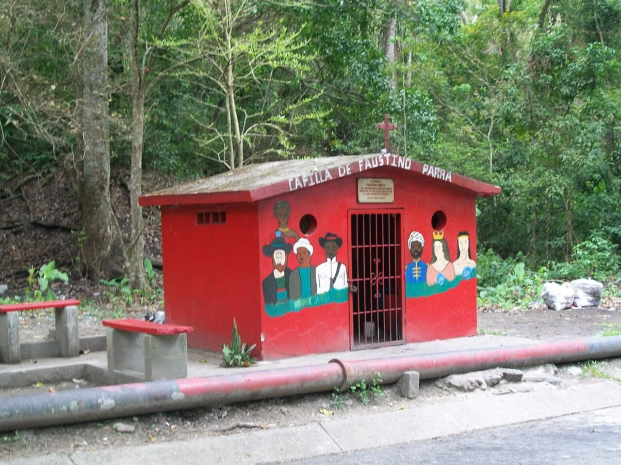 The Faustino Parra chapel in the Quigua community, Venezuela.