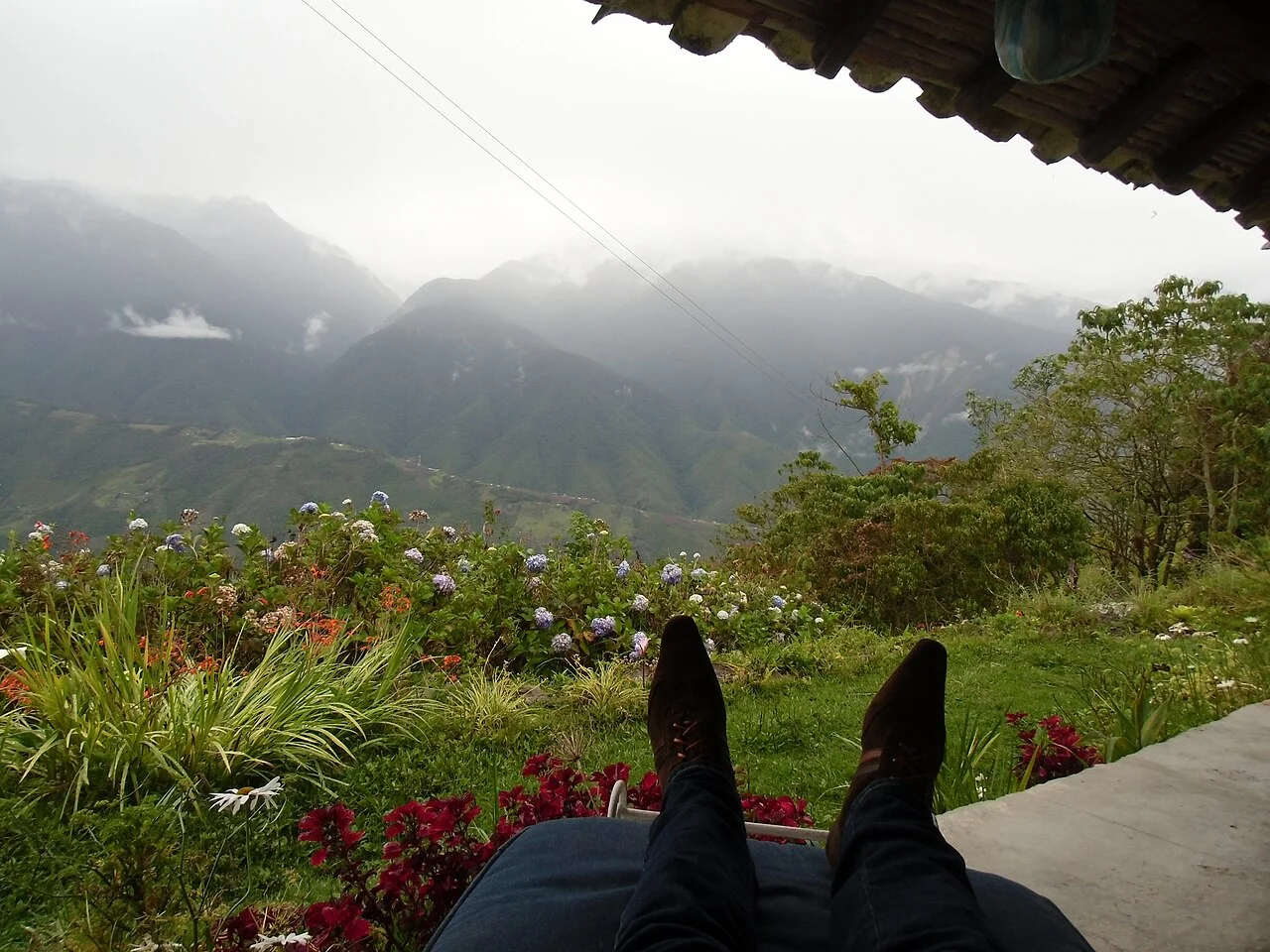 A landscape in the Páramo de Mucuchíes, Venezuela.