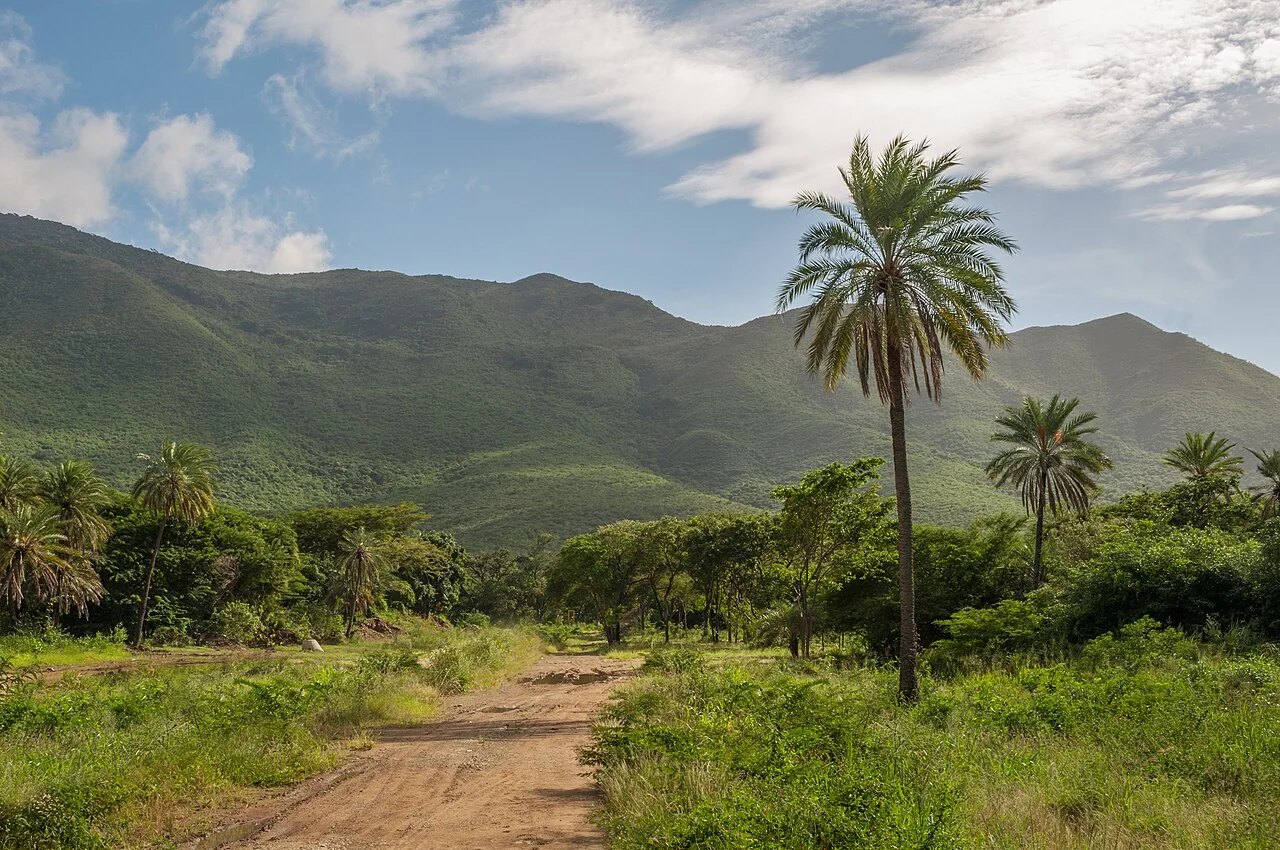 San Juan Bautista Valley on Margarita Island, Venezuela.