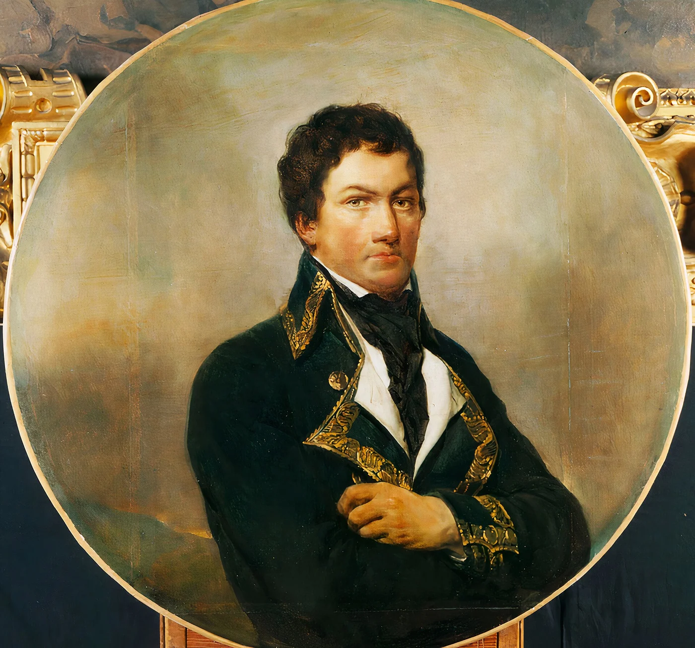 Portrait of a young Francisco de Miranda by Georges Rouget