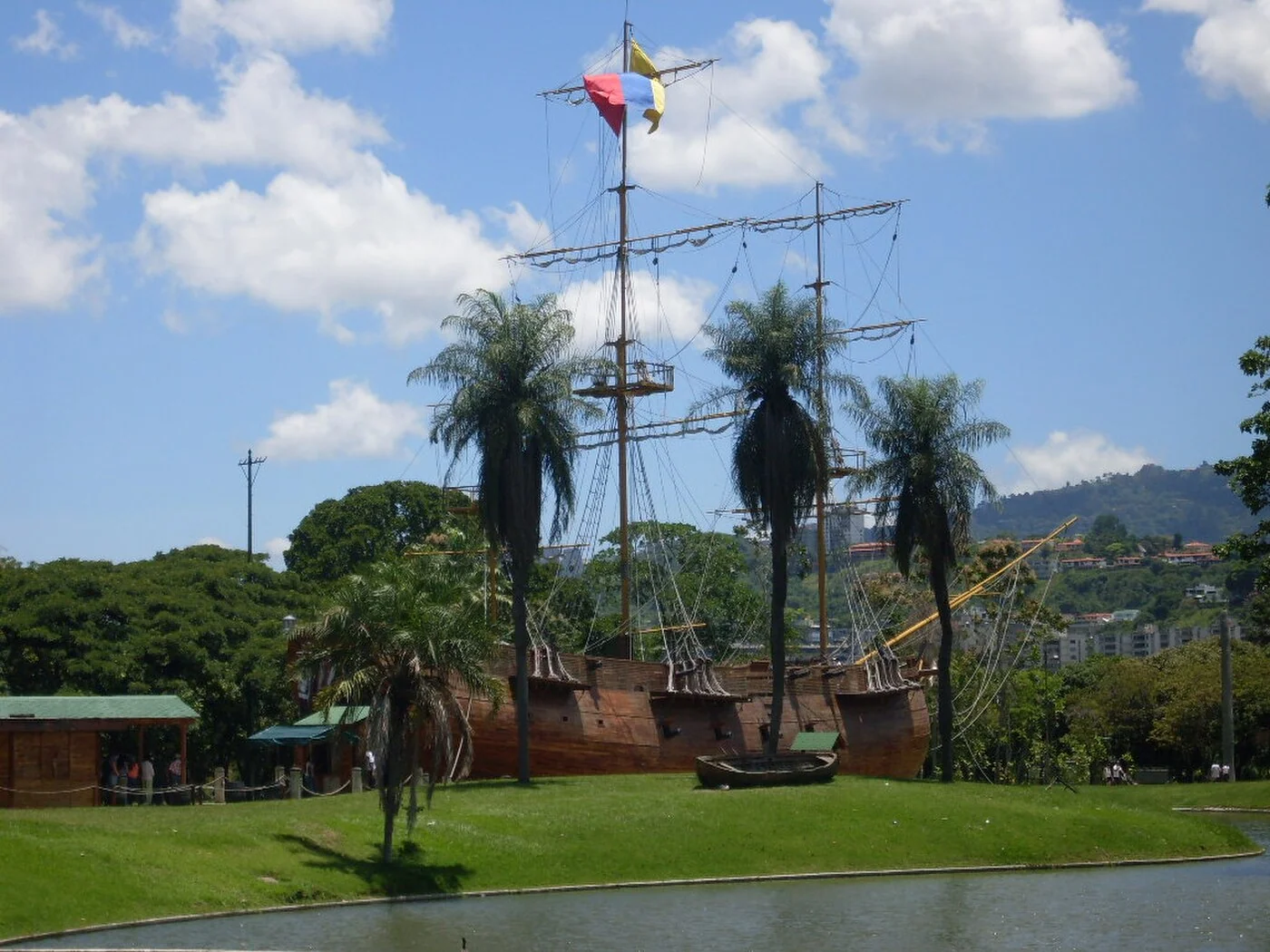 Second view of a Leander corvette replica