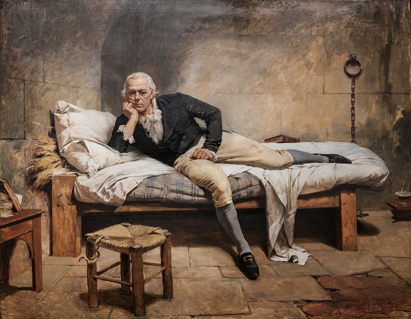 Arturo Michelena’s Miranda en la Carraca painting