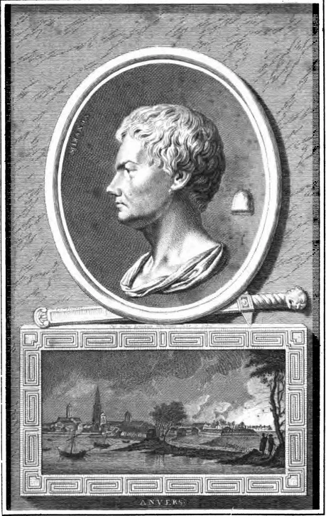 1810 frontispiece portrait of Francisco de Miranda