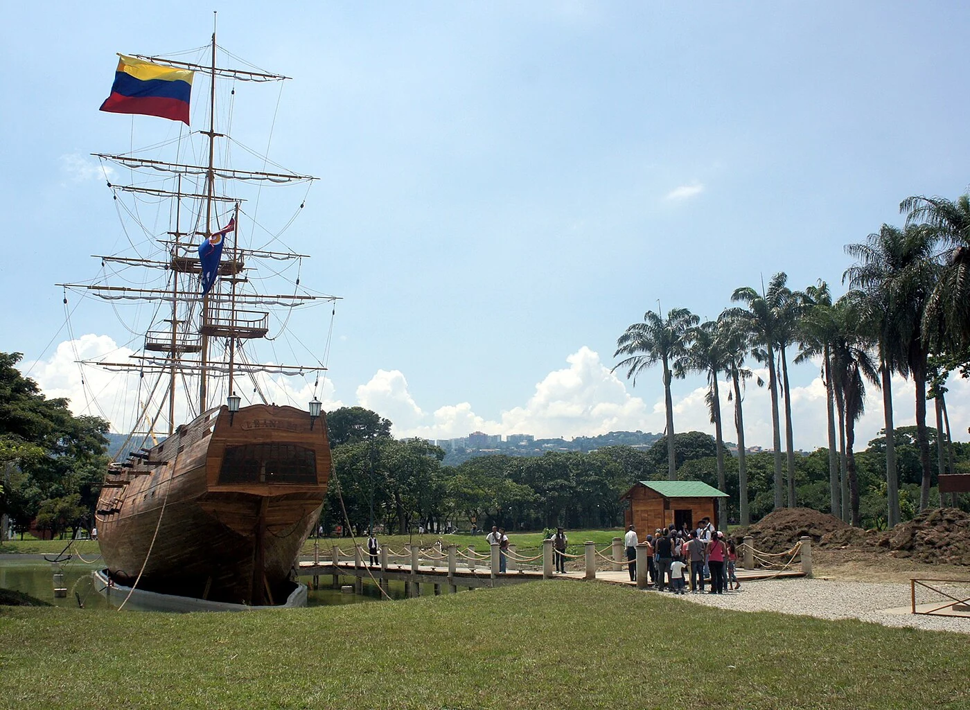 Replica of the Leander associated with Miranda’s 1806 expedition