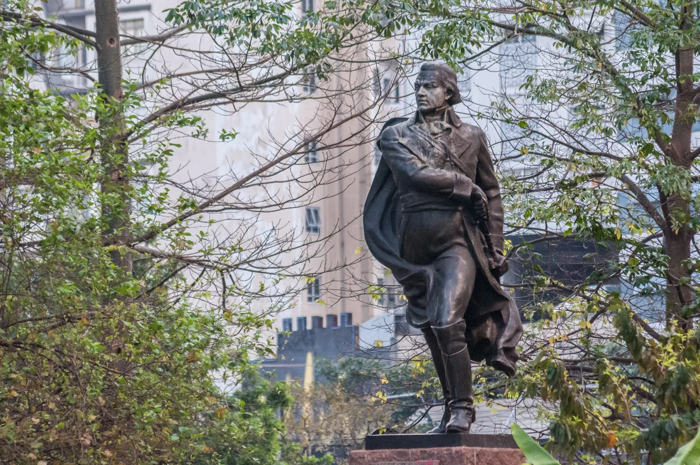 Francisco de Miranda monument on São Paulo’s Avenida Paulista