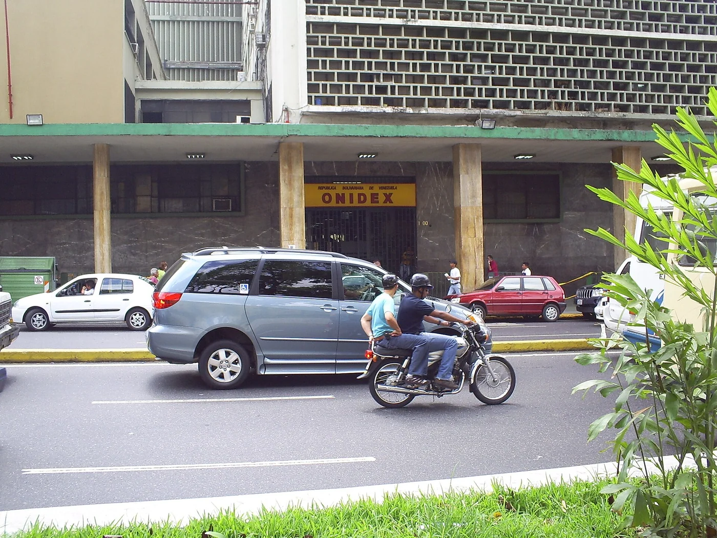 Fachada de la ONIDEX (Actual SAIME), en Caracas.