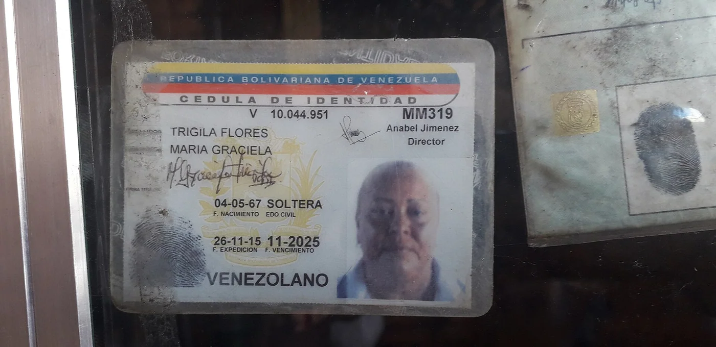 Venezuelan identity card document
