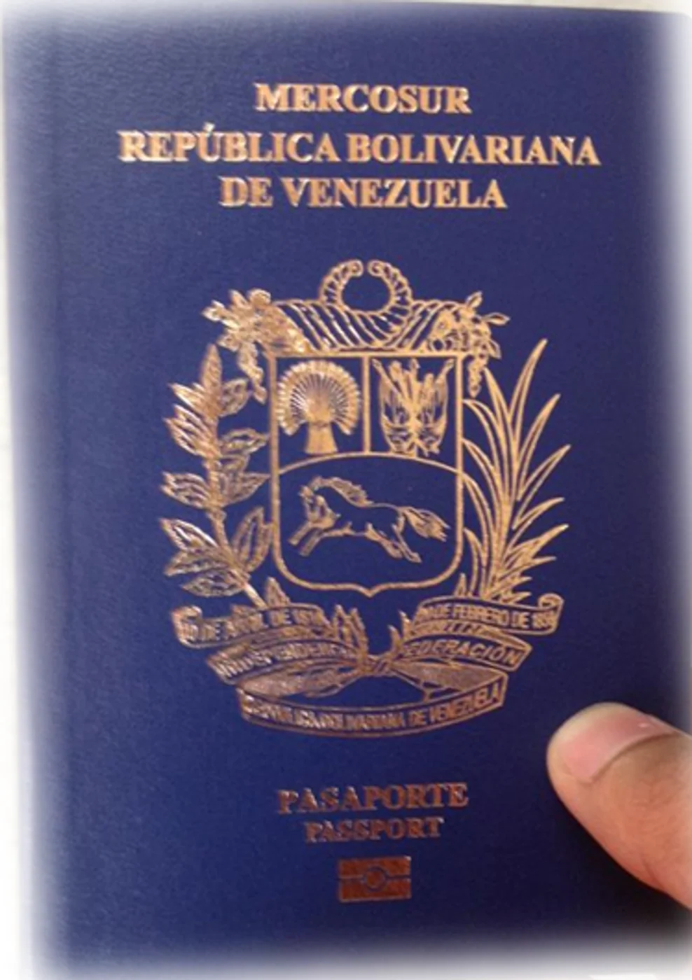 Venezuelan biometric Mercosur passport