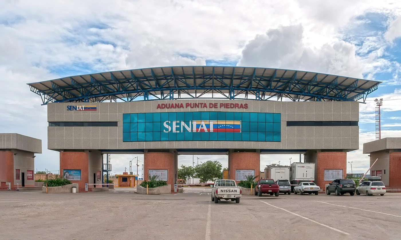 SENIAT customs facility at Punta de Piedras