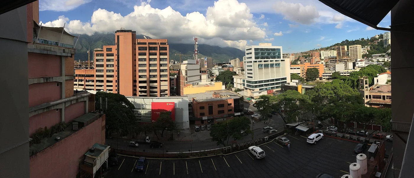 Wide view of Las Mercedes, Caracas
