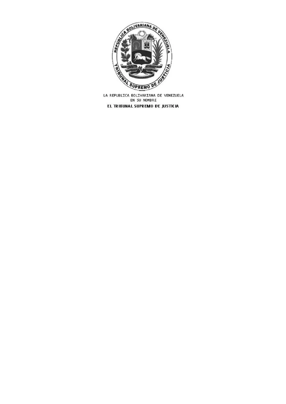 A public-domain decision page attributed to Venezuela’s Supreme Tribunal of Justice, used here to visualize the documentary side of legal review.