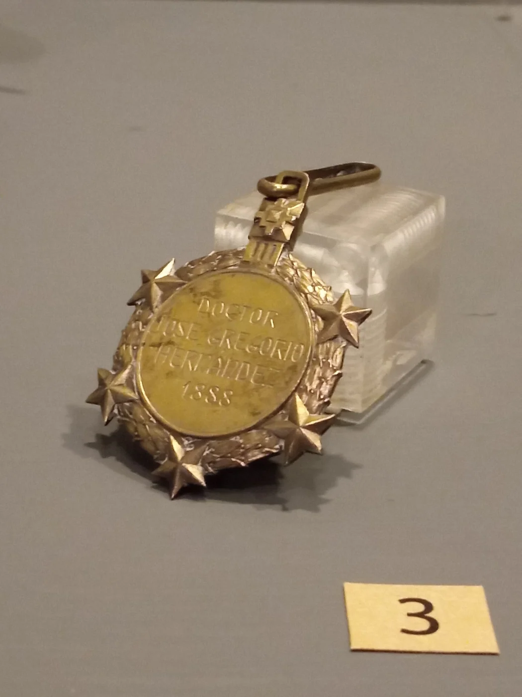 José Gregorio Hernández’s graduation medal from the Central University of Venezuela.