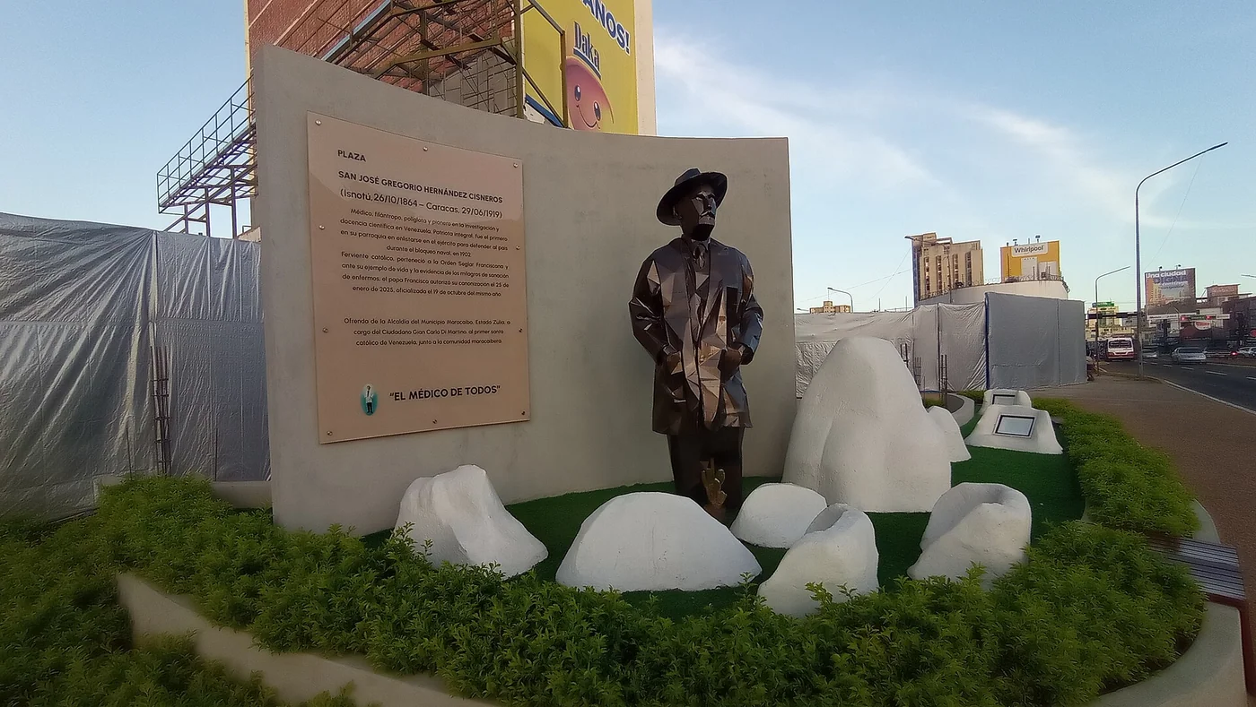 Plaza San José Gregorio Hernández in Maracaibo, Venezuela.