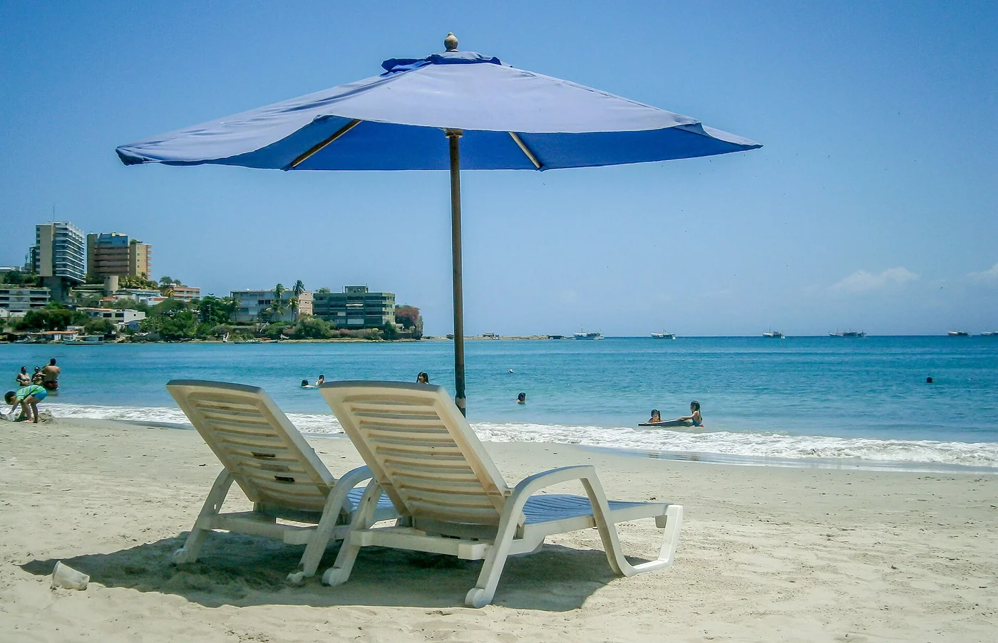 Pampatar Beach in Margarita Island