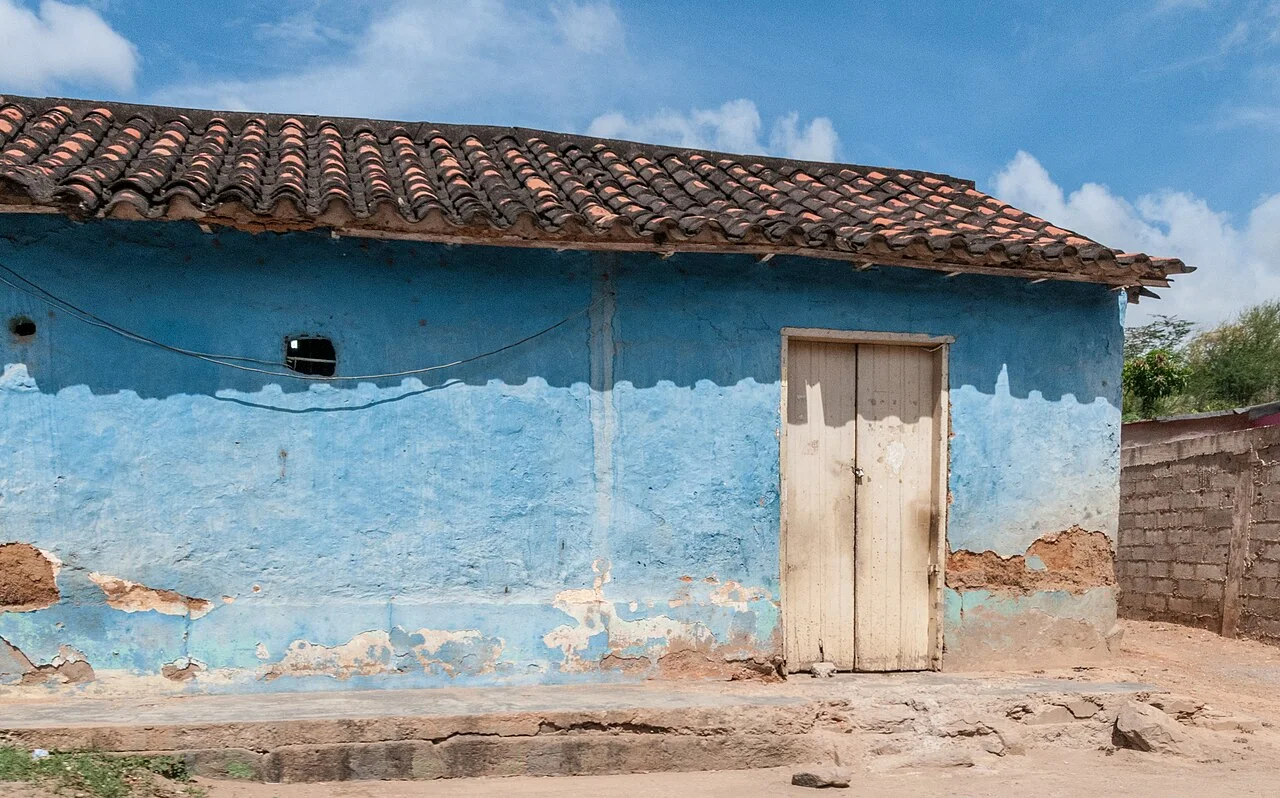 Typical house in Nueva Esparta, Venezuela.