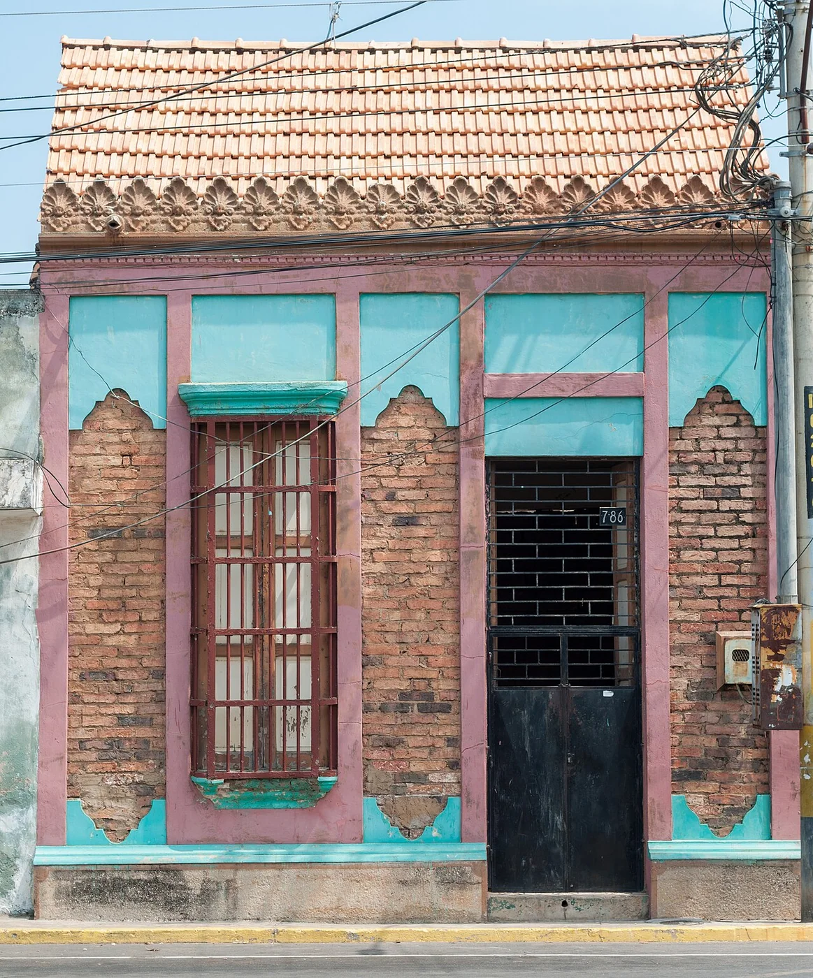 Typical house in Maracaibo, Zulia, Venezuela.