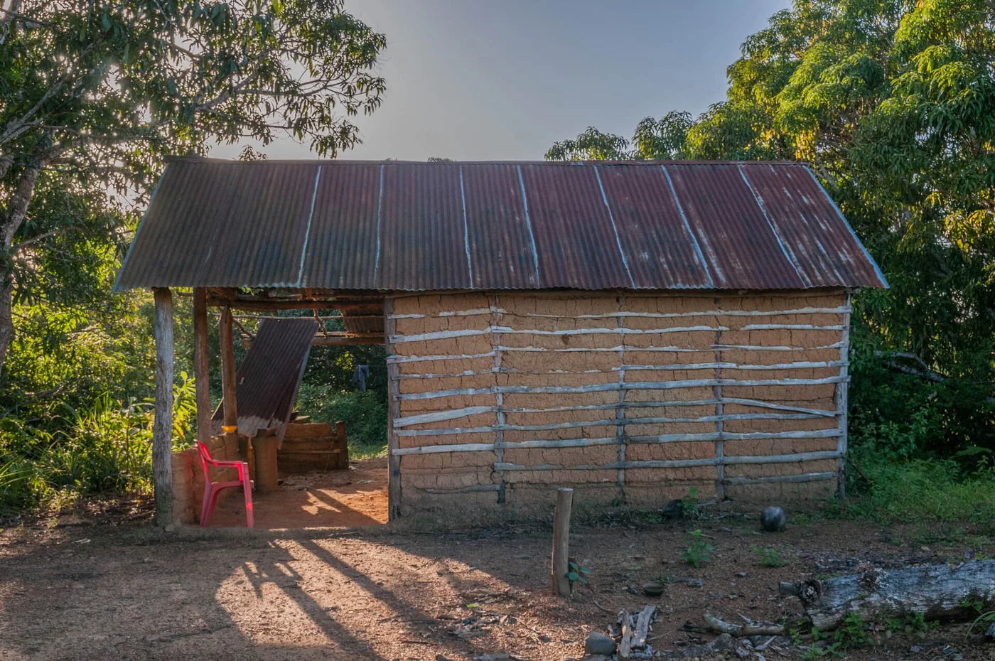 Bahareque llanos house in Venezuela.