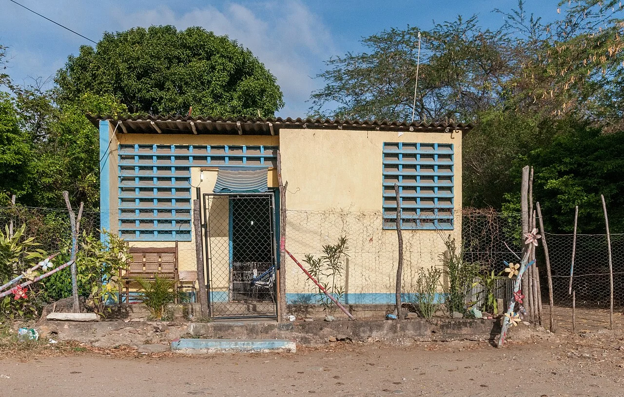 Weathered house in El Maco, Margarita Island, Venezuela.