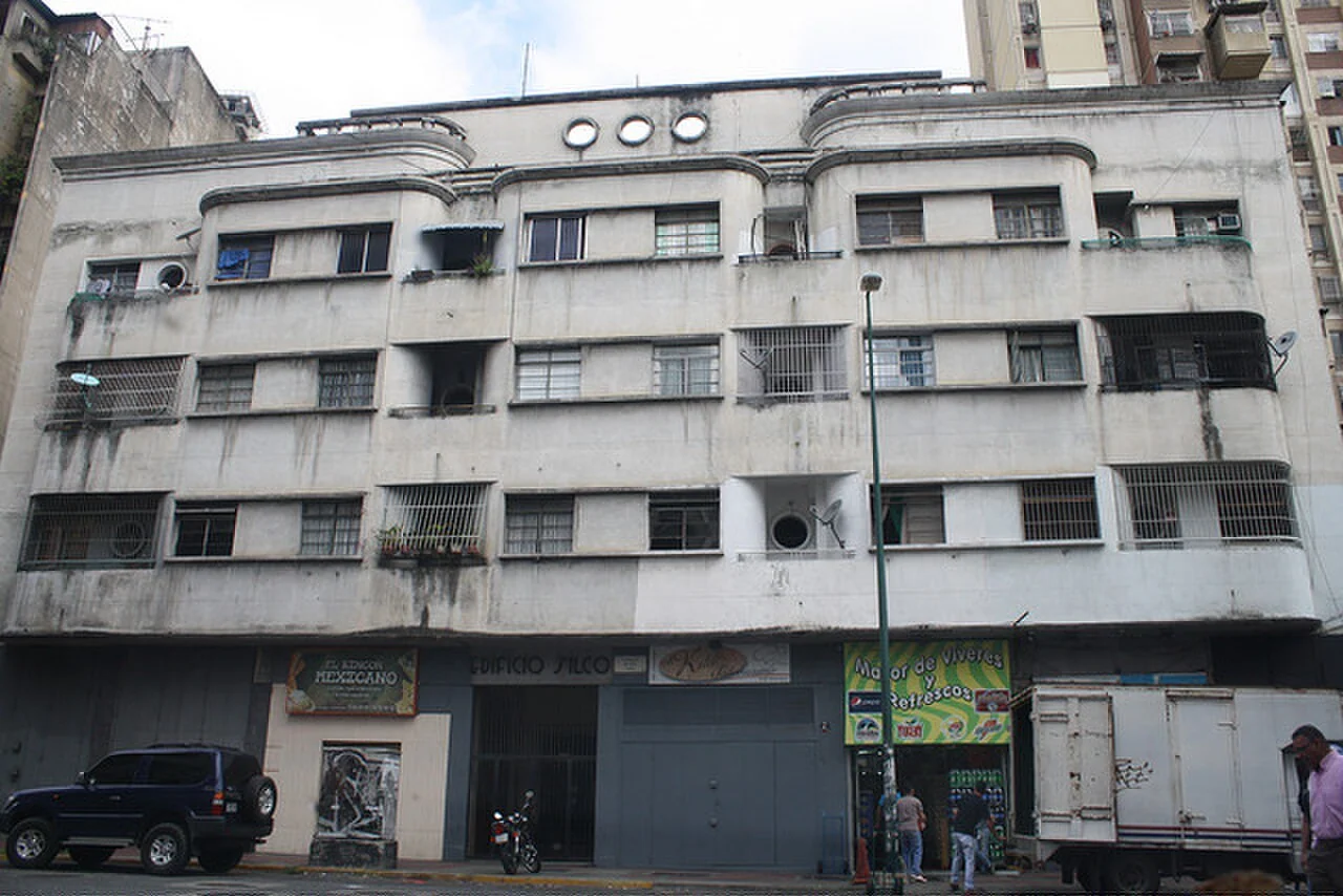 Art Deco building in Caracas downtown.