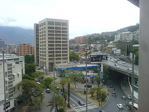 View of Caracas from Los Mercedes hotel
