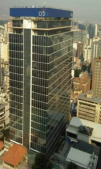 Sabana Grande Caracas City Bank Business District