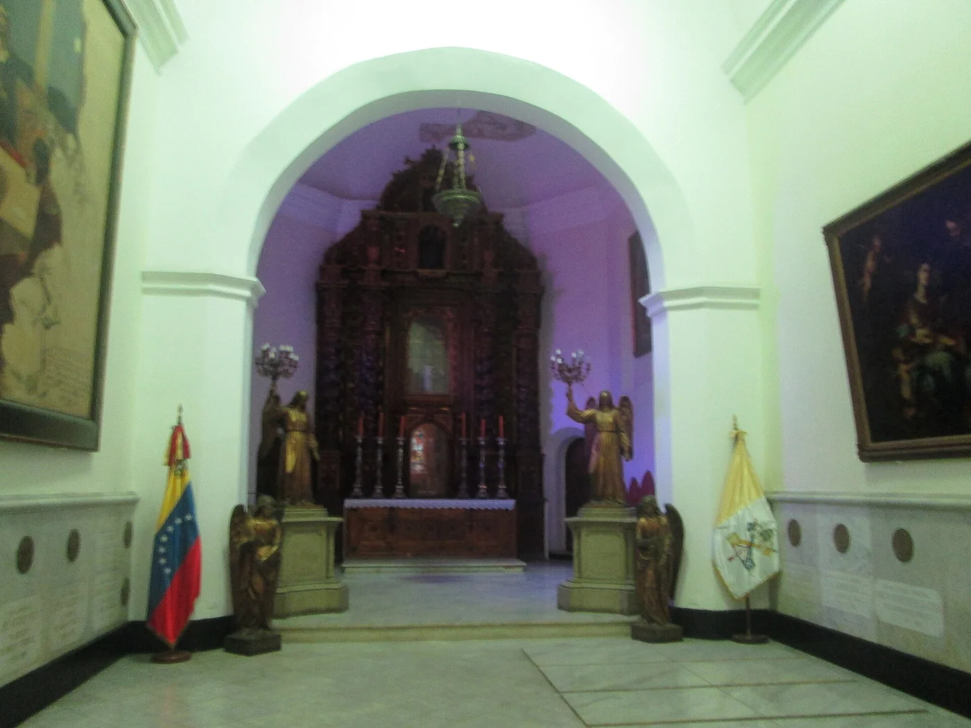 Exterior of Caracas Cathedral.