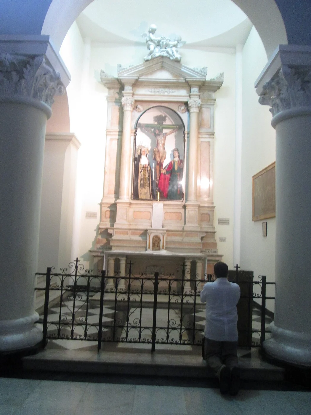 Interior of Caracas Cathedral.