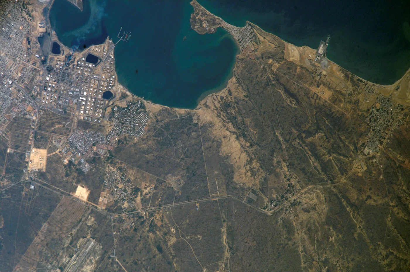 Second satellite view of Venezuela photographed from the International Space Station.