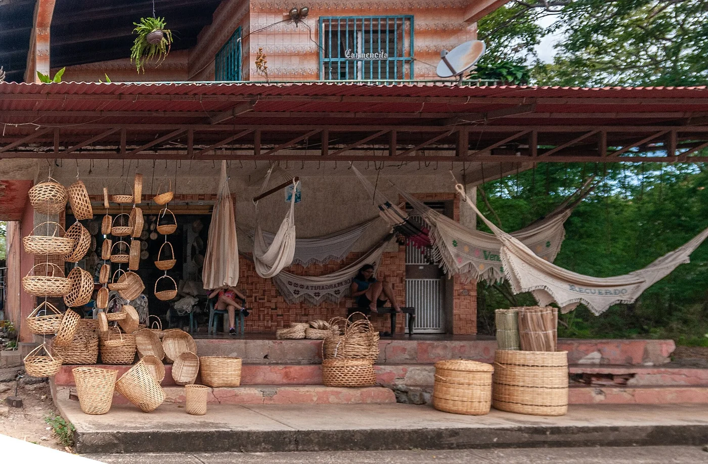 Crafts for sale on Margarita Island, Nueva Esparta.