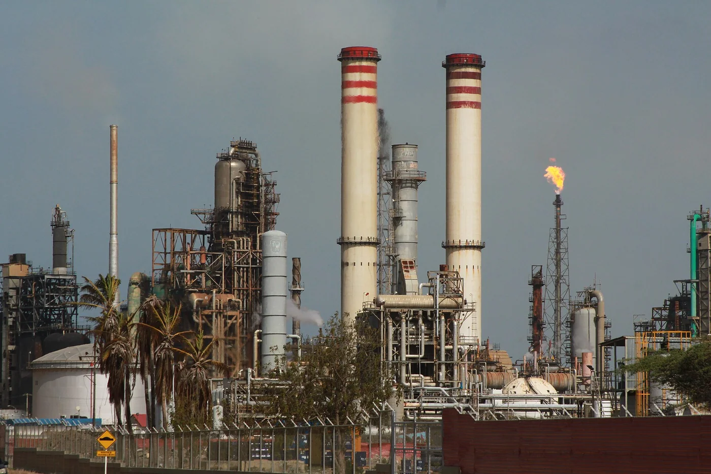 Amuay refinery in Falcón, part of the Paraguaná Refining Complex and a specifically Venezuelan state-energy context.