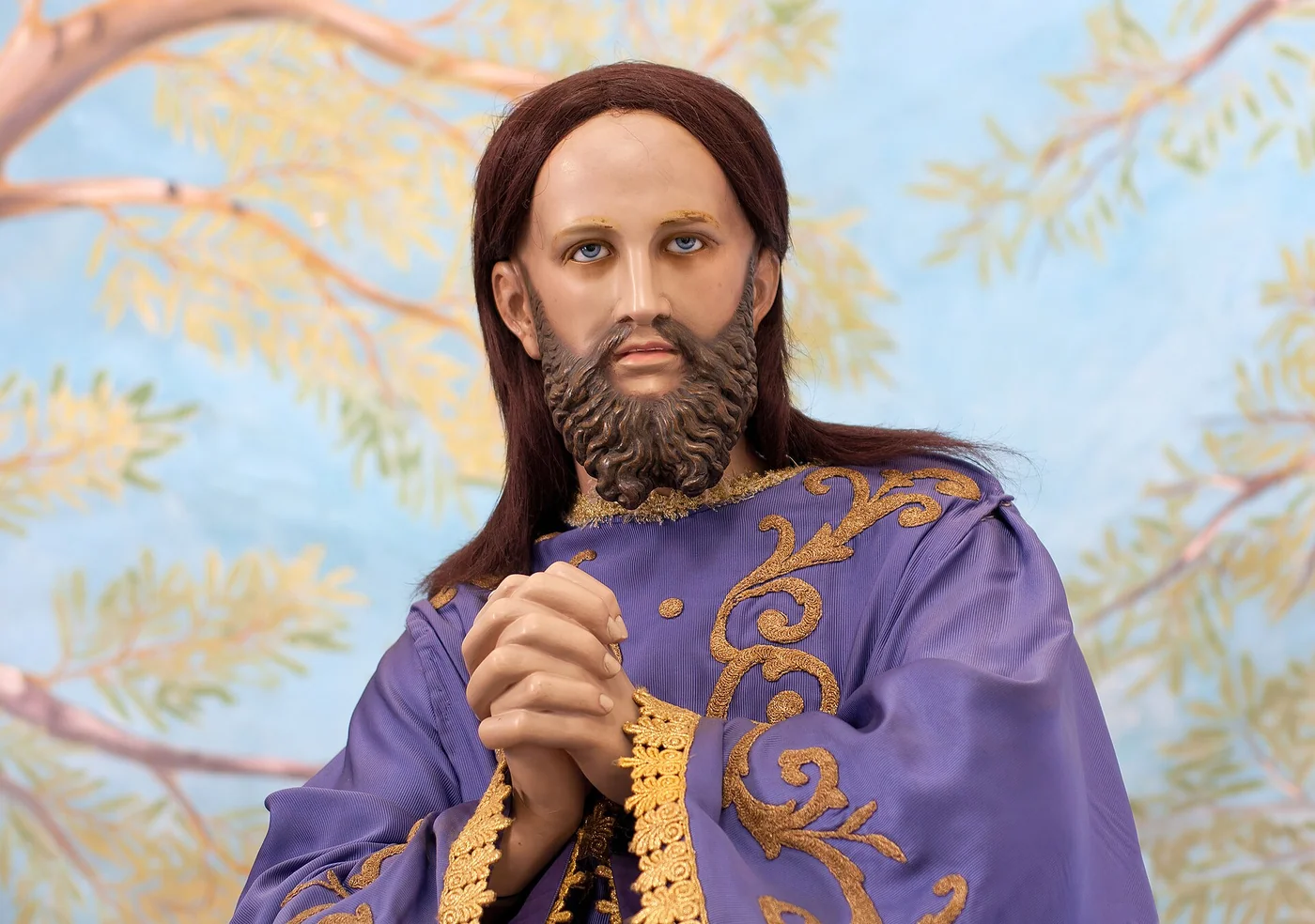 Wooden sculpture of the Nazarene in the Church of La Chiquinquirá, Maracaibo.