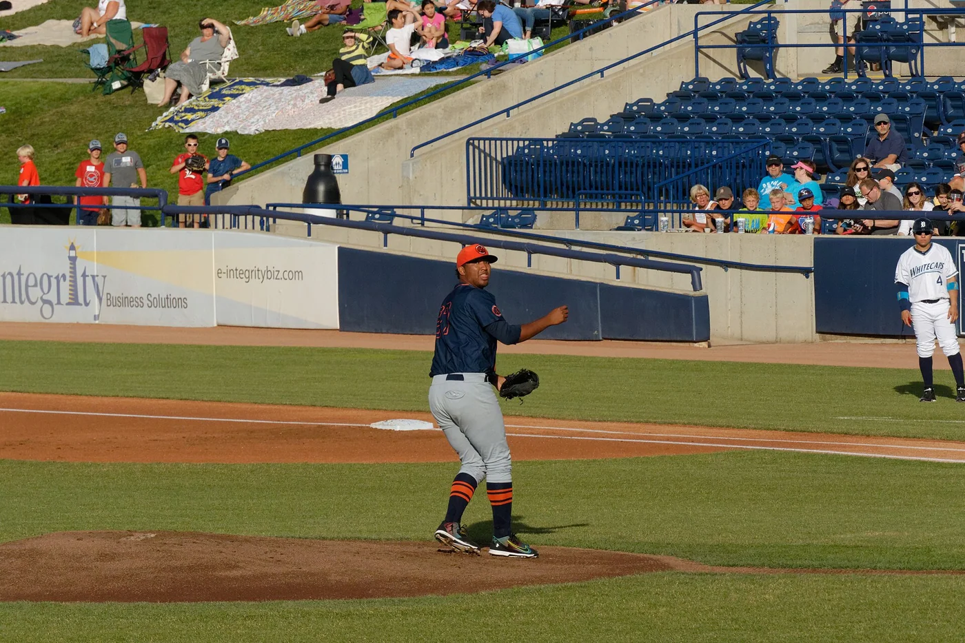 Venezuelan pitcher José Mujica on the mound