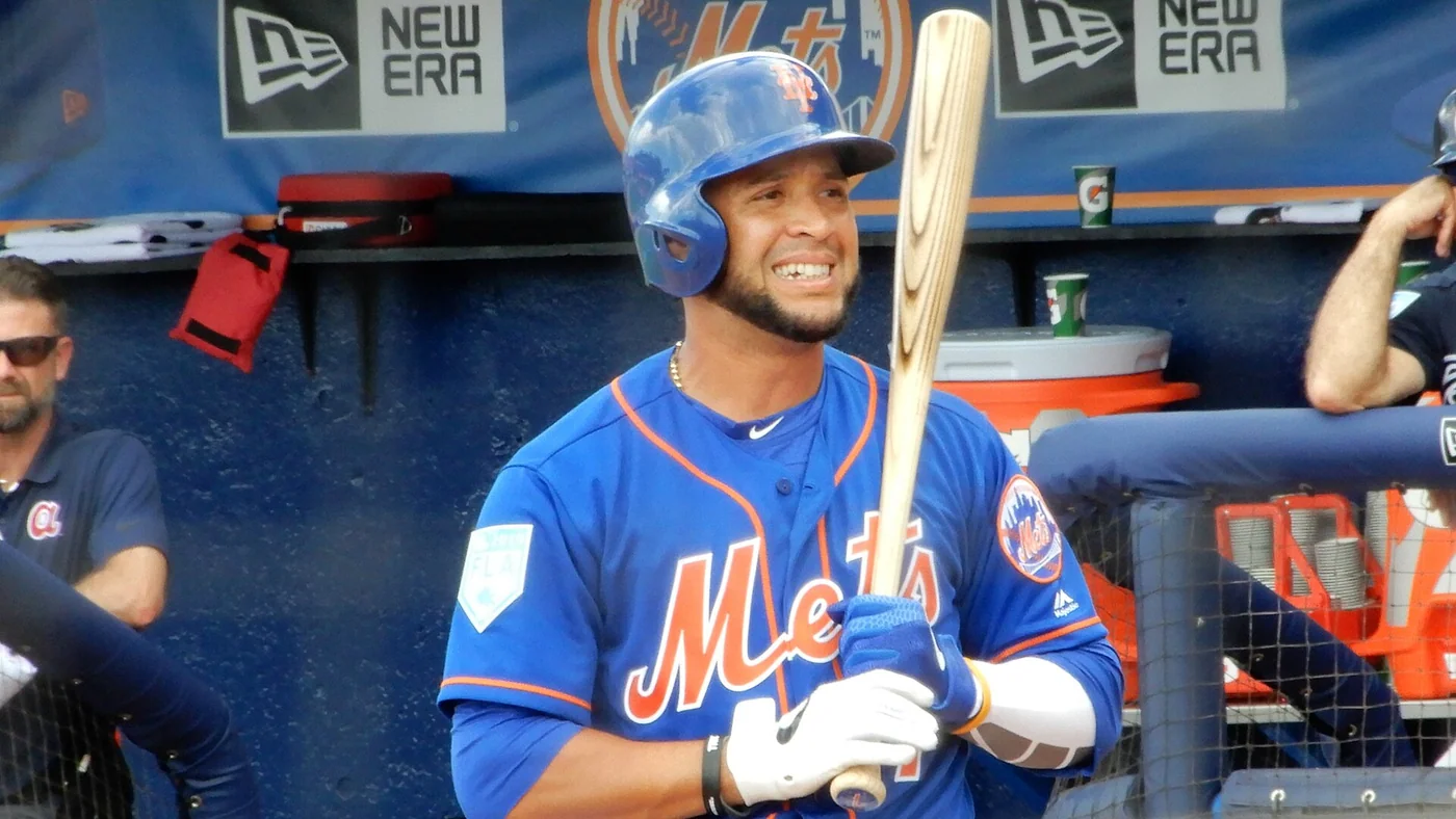 Venezuelan outfielder Gregor Blanco in play