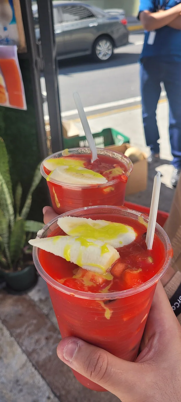 Tizana de frutas en Caracas - Venezuela