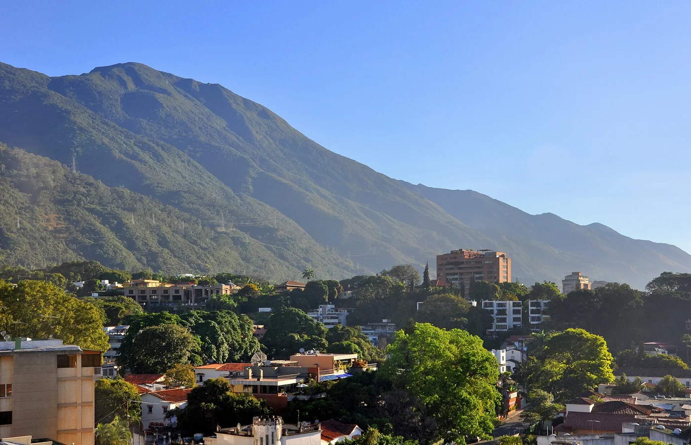 Caracas and El Ávila viewed from La Florida