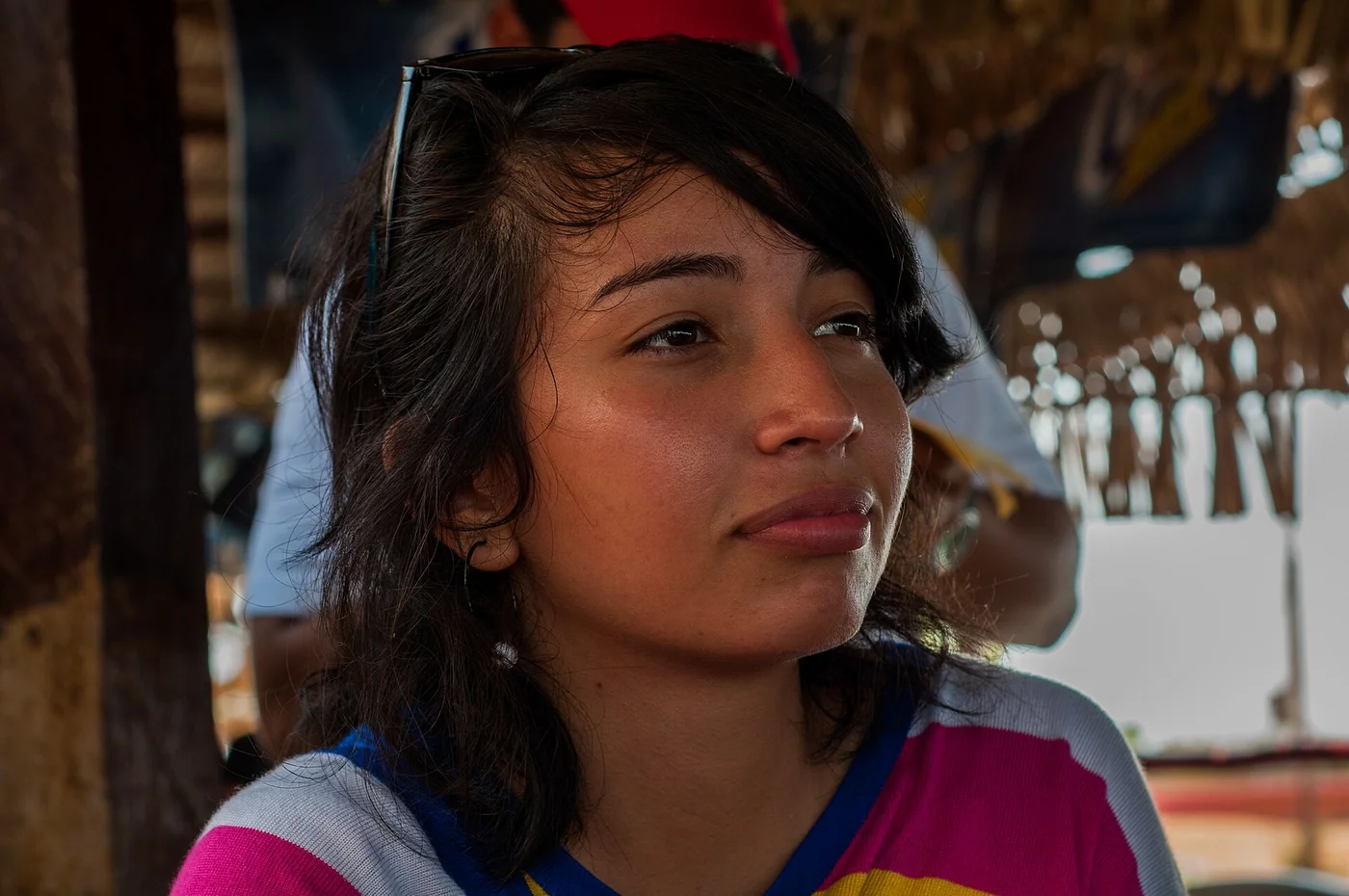 Portrait of a young woman in Maracaibo, Venezuela.